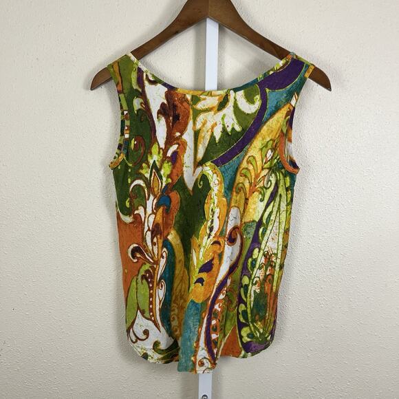 Jams World Top XS Casa Mila Abstract Floral Hawaiian Breezy Hawaiian - Picture 2 of 5